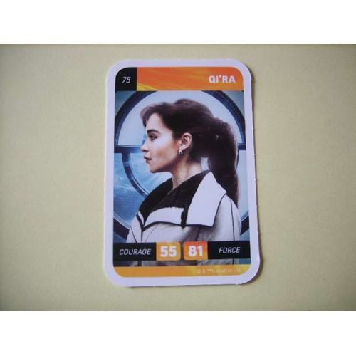 Carte Leclerc Star Wars 2018 Qi'ra Numéro 75