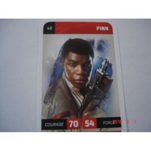 Carte Leclerc Star Wars 2018 : Finn Numéro 48