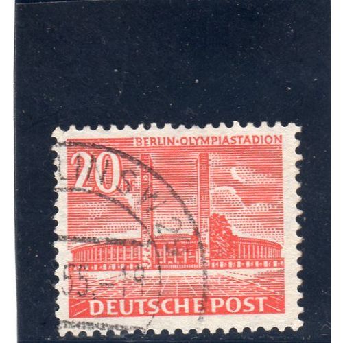 Timbre-Poste De Berlin Ouest (Stade Olympique)