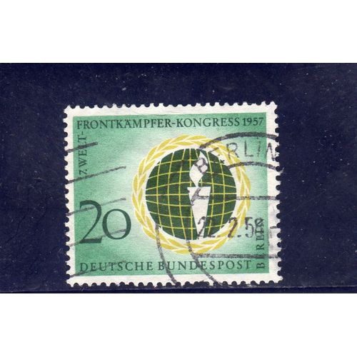 Timbre-Poste De Berlin Ouest (7ème Congrès Mondial Des Anciens Combattants)