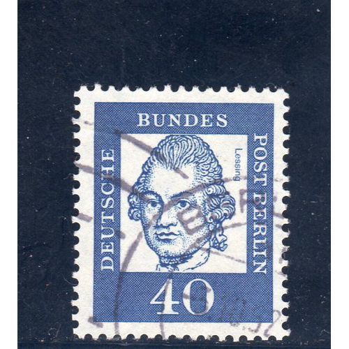 Timbre-Poste De Berlin Ouest (Gotthold Lessing)