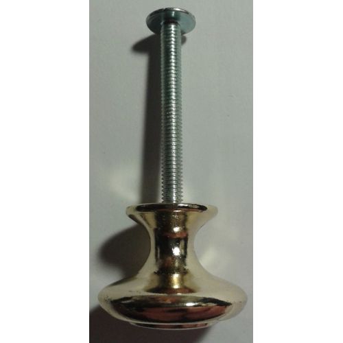 Poignée de Tiroir Meuble en Métal 2,4cm de diamètre 1,8cm de profondeur Vis 3,5cm