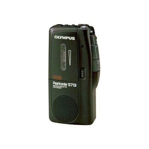 Olympus Pearlcorder S713 GP - Dictaphone à microcassette - noir