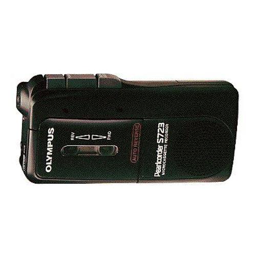 Olympus Pearlcorder S723 - Dictaphone à microcassette - noir