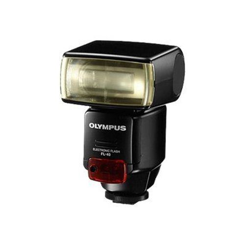 Olympus FL-40 - Flash amovible à griffe - 40 (m) - pour CAMEDIA C-1400, C-2500, C-3040, C-4040, C-5050, C-5060, C-700, C-730, E-10, E-100, E-20