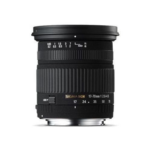 Objectif Sigma - Fonction Zoom - 17 mm - 70 mm - f/2.8-4.5 DC - Nikon D - pour Nikon D1, D100, D1H, D1X, D200, D2H, D2HS, D2X, D50, D70, D70s
