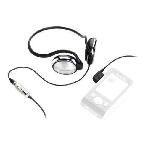 Sony Ericsson Hpm-83 - Micro-Casque - Montage Derrière Le Cou - Filaire - Noir, Argent - Pour Sony Ericsson K320, K530, K770, K800, P1c, S500, T650, W300, W550, W880, W910, W960, Z310
