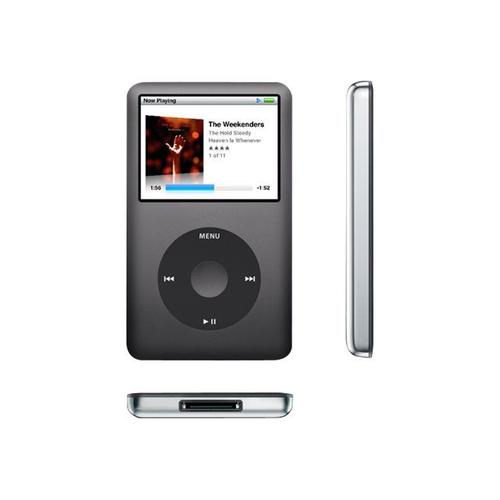 Apple iPod classic - 6ème génération - lecteur numérique - HDD 80 Go - noir