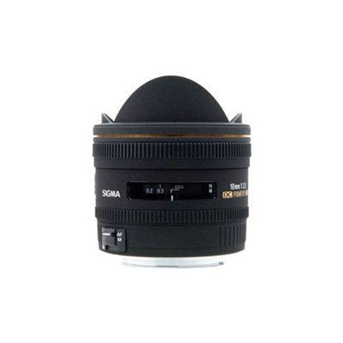 Objectif Sigma EX - Fonction Fisheye - 10 mm - f/2.8 DC HSM - Canon EF