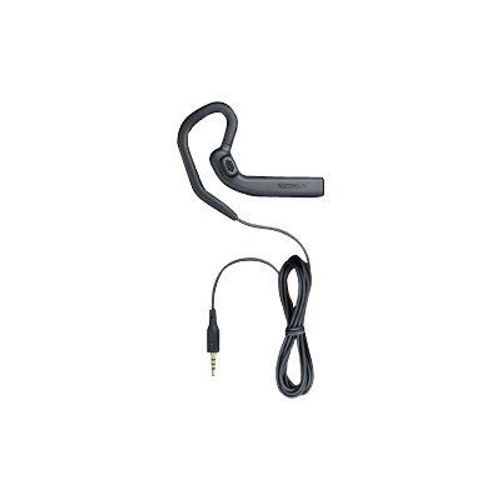 Nokia WH-200 - Micro-casque - montage sur l'oreille - filaire - pour Nokia 12XX, 16XX, 26XX, 3600, 3720, 5000, 63XX, 7070, 7210, 73XX, 7610, E66, E71, E90, N97