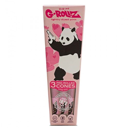 3 cones king size g-rollz banksy pink