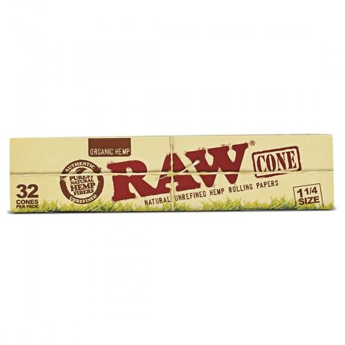 boîte 32 cones raw hemp regular pré-roulé