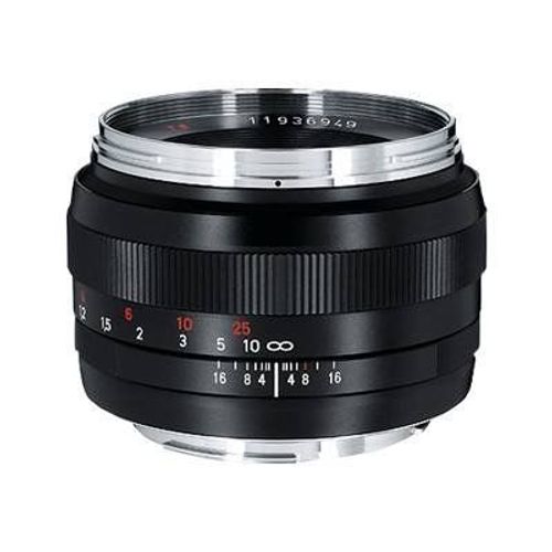 Objectif Carl ZEISS Planar T* 50 mm - f/1.4 ZE - Canon EF - pour Canon EOS 1D, 50, 500, 5D, 7D, D6000, Kiss F, Kiss X2, Kiss X3, Rebel T1i, Rebel XS N Date