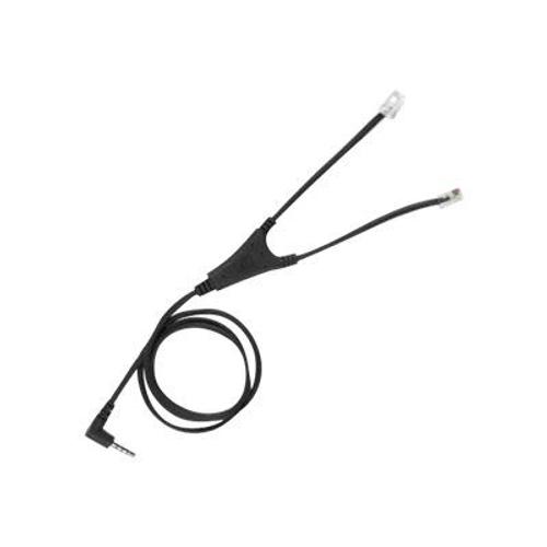 EPOS | SENNHEISER CEHS-MB 01 - Câble pour casque micro - jack mini mâle pour RJ-9, RJ-45 mâle - 70 cm - pour IMPACT SDW 5035, 5065