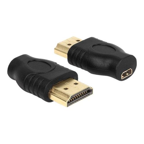 Delock - Adaptateur HDMI - HDMI mâle pour 19 pin micro HDMI Type D femelle