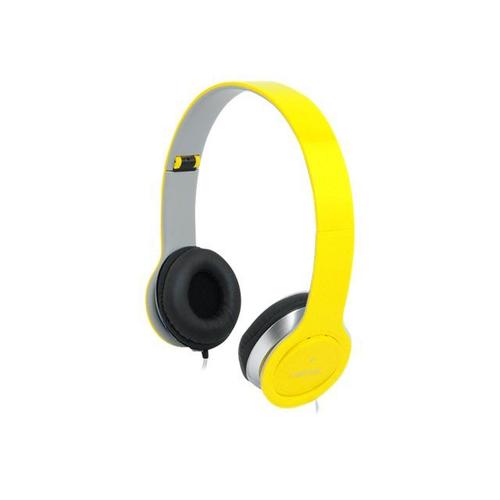 LogiLink Stereo High Quality Headset - Micro-casque - circum-aural - filaire - jaune