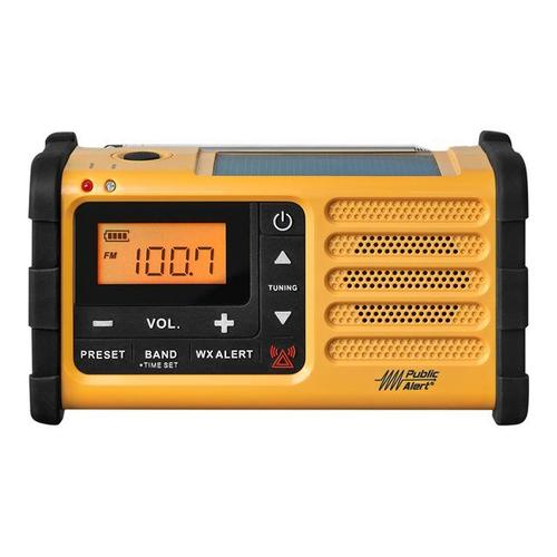 Sangean-MMR-88 - Radio d'alerte météo - jaune