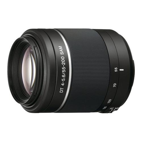 Objectif Sony SAL552002 - Fonction Zoom - 55 mm - 200 mm - f/4.0-5.6 DT SAM - Sony A-type - pour a DSLR-A100, A200, A230, A300, A330, A350, A380, A500, A550, A700, SLT-A57, A58, A65