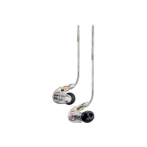 Shure SE315 - Sound Isolating - écouteurs - intra-auriculaire - filaire - jack 3,5mm - clair