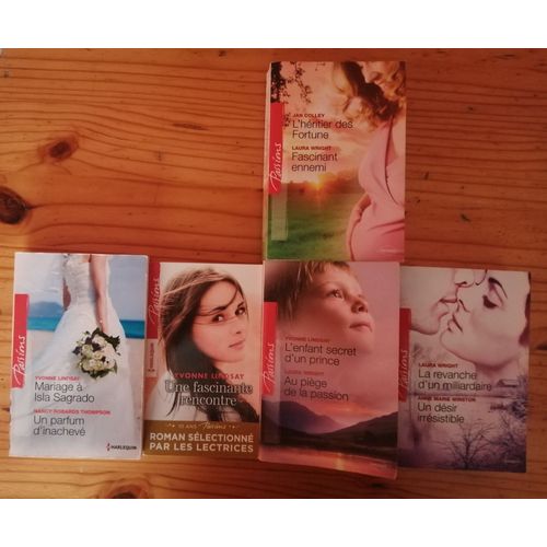Lot 5 Livres Collection Passions - Auteures : Laura Wright - Yvonne Lindsay