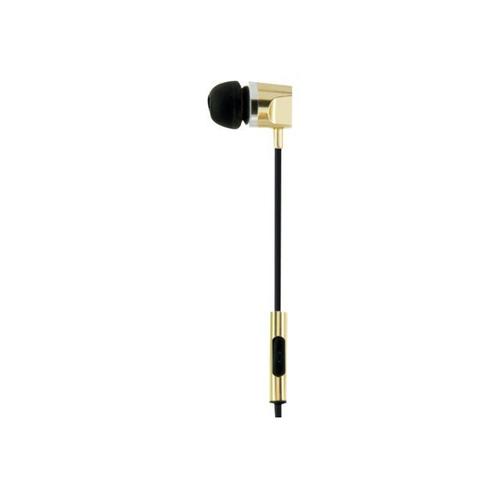 Schwaiger KH410G 531 - KH410 Series - écouteurs avec micro - intra-auriculaire - filaire - jack 3,5mm - or