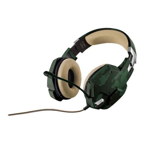 Trust GXT 322 - Micro-casque - circum-aural - filaire - camouflage vert