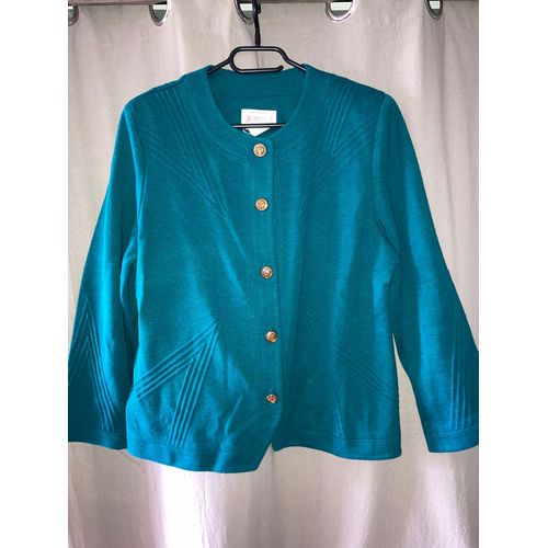 Veste En Tissu Vert Sapin 42