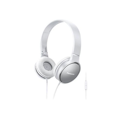 Panasonic RP-HF300ME - Écouteurs avec micro - sur-oreille - filaire - jack 3,5mm - blanc