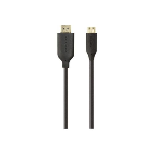 Belkin High Speed HDMI Cable with Mini HDMI - Câble HDMI - HDMI mâle pour 19 pin mini HDMI Type C mâle - 1 m