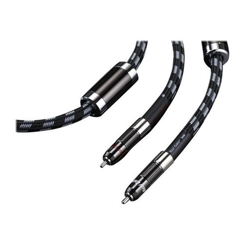 Real Cable MASTER CA REFLEX - Câble audio - RCA mâle pour RCA mâle - 75 cm - câble à quartes blindé