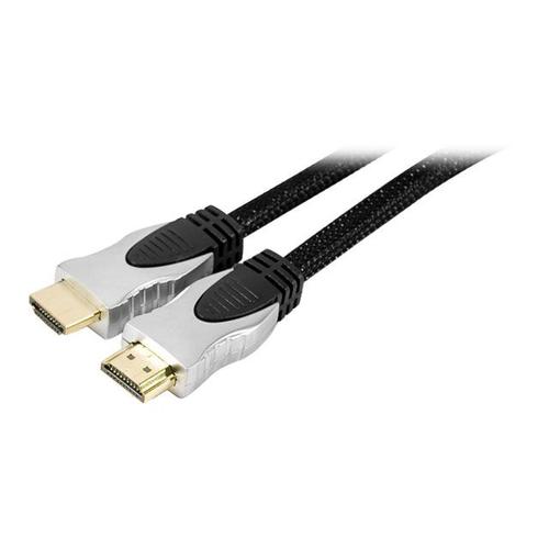 DACOMEX HQ - Câble HDMI avec Ethernet - HDMI mâle pour HDMI mâle - 2 m - support 4K