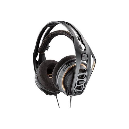 RIG 400 - Micro-casque - circum-aural - filaire - jack 3,5mm - isolation acoustique - noir