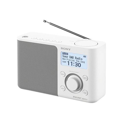 Sony XDR-S61D - Radio portative DAB - blanc