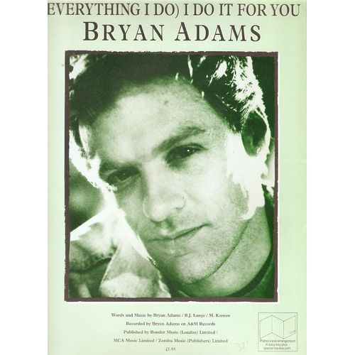 Partition Bryan Adams ( Everything I Do ) I Dot It For You Robin Des Bois Prince Des Voleurs