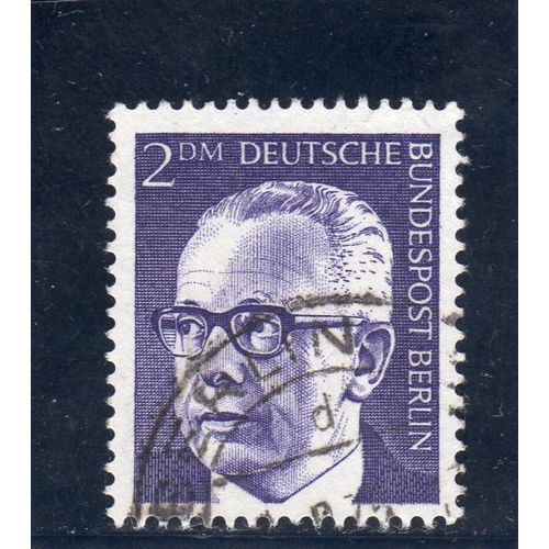 Timbre-Poste De Berlin Ouest (Président G. Heinemann)