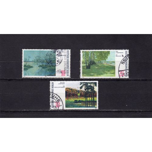 Timbres-Poste De Berlin Ouest (Paysages Autour De Berlin)