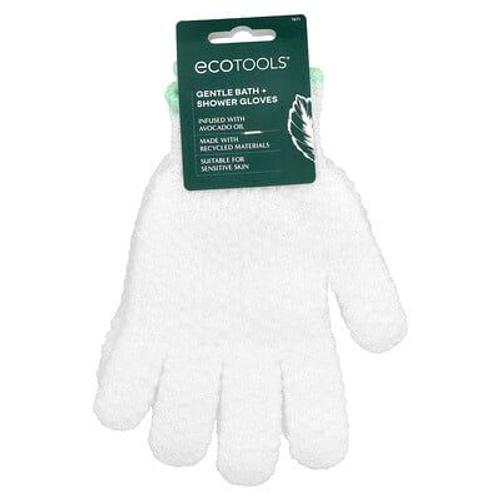 Ecotools Gants De Douche Et De Bain Doux, Infusés À L'huile D'avocat, 1 Paire