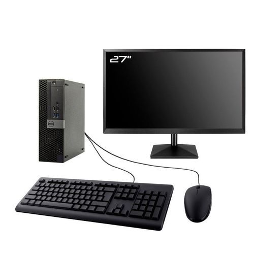 PC Dell 5040 SFF Gaming Ecran 27" RTX 3050 i7-6700 RAM 32Go SSD 1To W11 Wifi