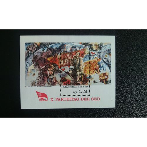 Timbre Allemagne - République Démocratique (Ddr) ( Yt Bf 61 ) 1981 "Quand Les Communistes Rêvent" (W. Womacka)