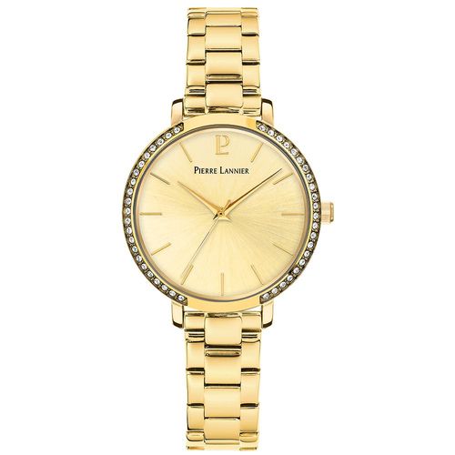 Montre Femme Chouquette Cadran Doré Bracelet Acier Doré