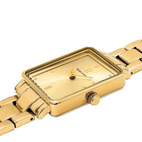 Montre Femme Ariane Cadran Doré Bracelet Acier Doré