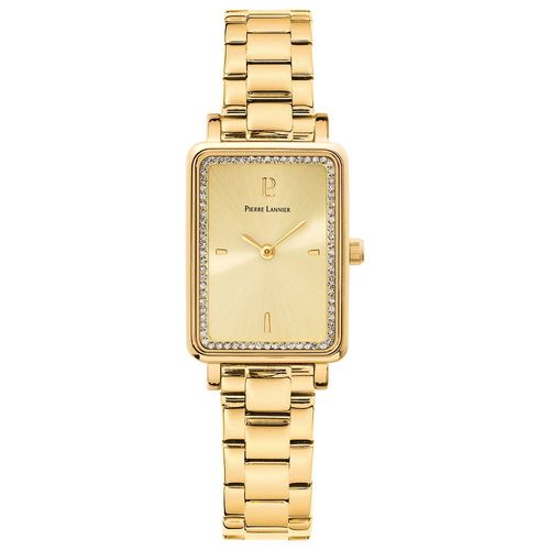 Montre Femme Ariane Cadran Doré Bracelet Acier Doré