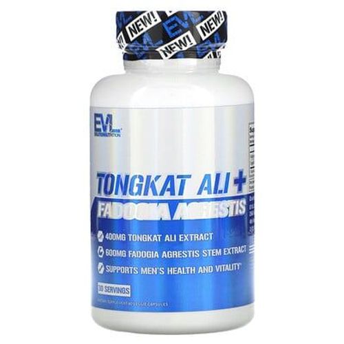 Evlution Nutrition Tongkat Ali Et Fadogia Agrestis, 400 Mg, 60 Capsules Végétales (200 Mg Pièce)