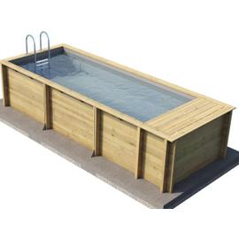 Piscine Bois Hors-Sol Proswell Pool'N Box 6.20x2.50m