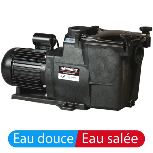 Super pump hayward 1 cv tri 13,5 m³/h 1''1/2 pompe de filtration piscine