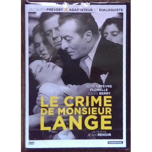 Le Crime De Monsieur Lange