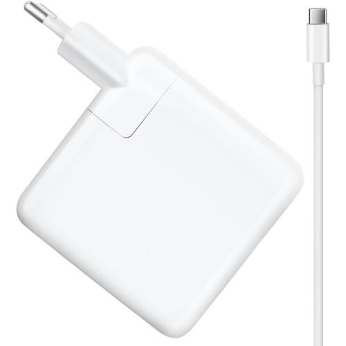 Chargeur USB C 96W, Chargeur Mac-Book, Remplacement Chargeur Adaptateur d'alimentation Convient à Mac-Book Pro 16, 15, 14, 13 Pouces (2016, 2017, 2018), Mac-Book Air 13 Pouces (2018), 2m Câble