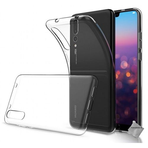 Housse Etui Coque Silicone Gel Fine Huawei P20 Pro + Verre Trempe Transparent Tpu