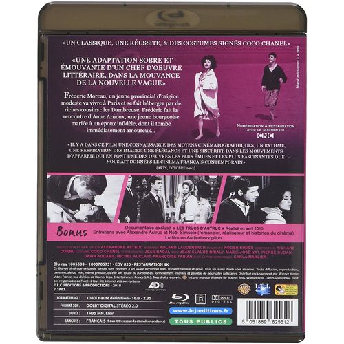 L'education Sentimentale - Version Restaurée - Blu-Ray