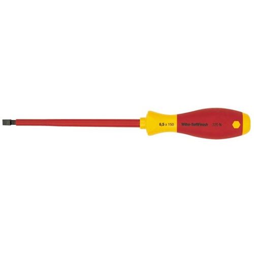 Wiha - Tournevis Softfinish Vde/Gs - Tête À Fente 6.0 X 150Mm - 320N